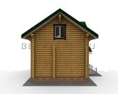 Проект Дом 67 (Небольшой дом с двумя спальнями, прекрасный вариант для загородного отдыха)